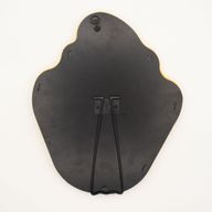 Měkké Vlnité Zrcadlo - Plamen - Barva Měsíčku - 23x27.5x2.3cm