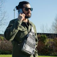 Jacquardové přírodní tašky - Urban Caravan - Crossbody taška