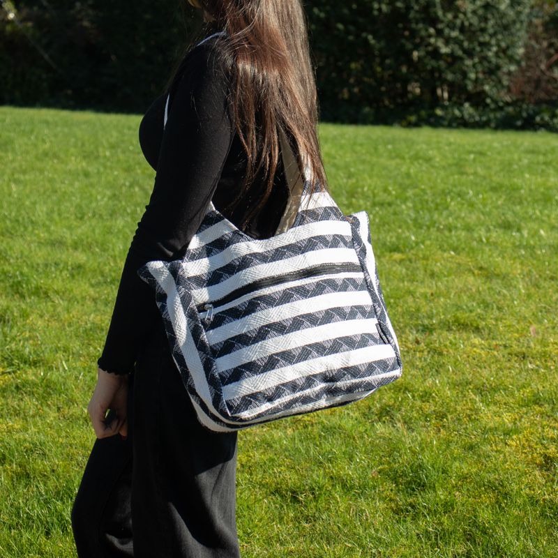 Jacquardové přírodní tašky - Atlas Nomad - Wander Muse Bag