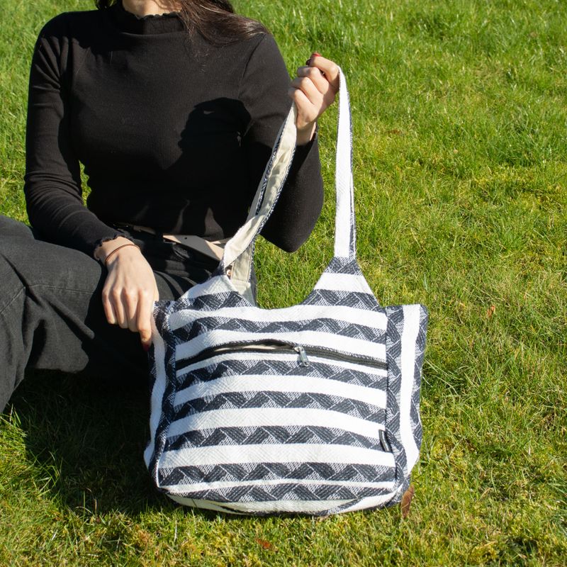 Jacquardové přírodní tašky - Atlas Nomad - Wander Muse Bag