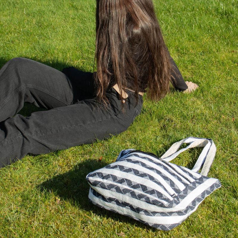 Jacquardové přírodní tašky - Atlas Nomad - Wander Muse Bag