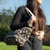 Žakárové přírodní tašky - Desert Loom - Wander Muse taška