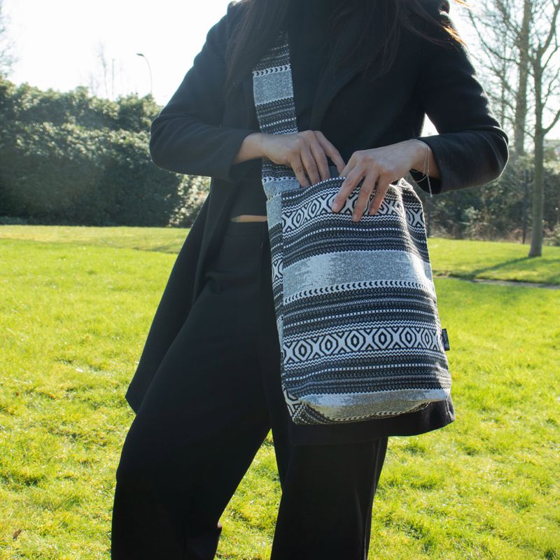 Jacquardové přírodní tašky - Urban Caravan -  - Nomad Carryall