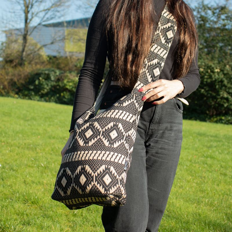 Jacquardové přírodní tašky - Desert Loom - Nomad Carryall