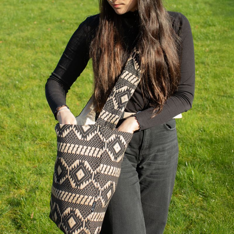 Jacquardové přírodní tašky - Desert Loom - Nomad Carryall