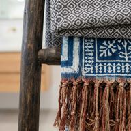 Velký Žebřík ze Dřeva Kemu- 1.5m - Čokoládový - Japonský Styl