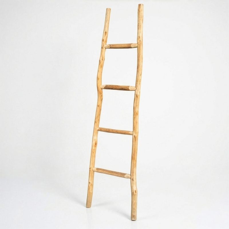 Velký Žebřík ze Dřeva Kemu- 1.5m - Natural - Japonský Styl