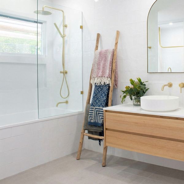 Velký Žebřík ze Dřeva Kemu- 1.5m - Natural - Japonský Styl
