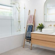 Velký Žebřík ze Dřeva Kemu- 1.5m - Natural - Japonský Styl