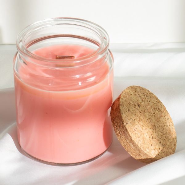 Woodwick Sojová Svíčka - Půlnoční Růže - Bez Etikety