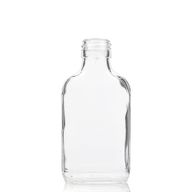 100ml Lahvička z Čirého skla s Hliníkovým Uzávěrem