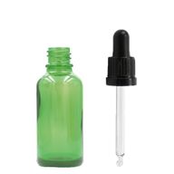 10ml Zelená Skleněná Lahvička s Černou T/E Pipetou