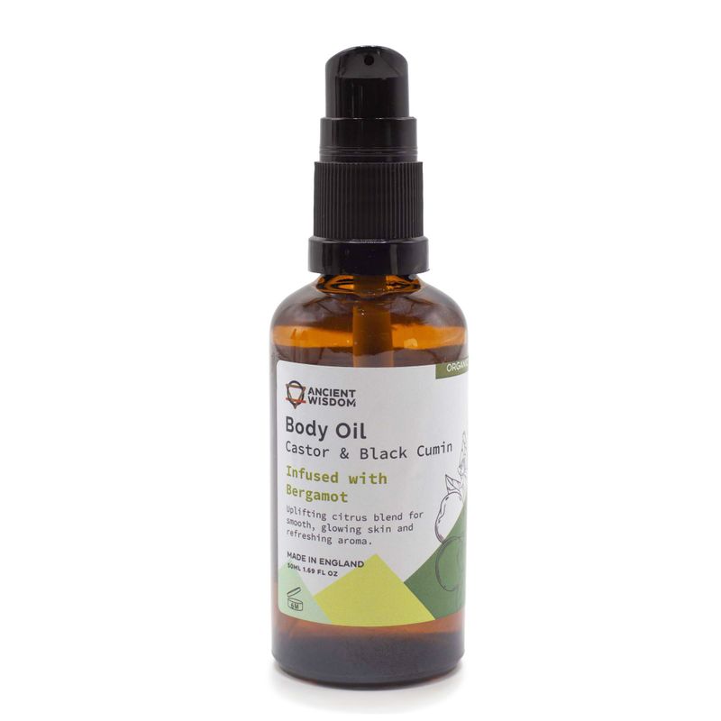 Organický Tělový Olej 50ml - Bergamot
