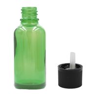 100ml Zelená Skleněná Lahvička S Kapátkovým Uzávěrem s Dětskou Pojistkou