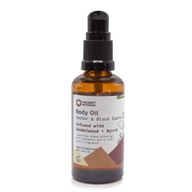 Organický Tělový Olej 50ml - Santalové Dřevo & Myrha