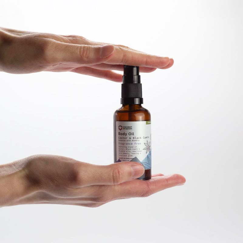 Organický Tělový Olej 50ml - Šípek (Bez Vůně)