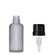 10ml Skleněná Láhev z Matně Šedého Skla s Kapátkem
