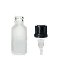 10ml Skleněná Láhev z Matně Bílého Skla s Kapátkem