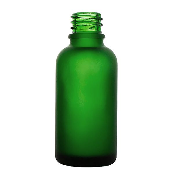 100 ml Matně Zelená Skleněná Lahvička
