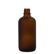 50 ml matně jantarová skleněná lahvička s kapátkem