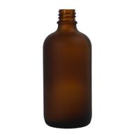 100 ml Matná Jantarová Skleněná Lahvička