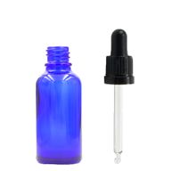10ml Modrá Skleněná Lahvička  s Černou T/E Pipetou