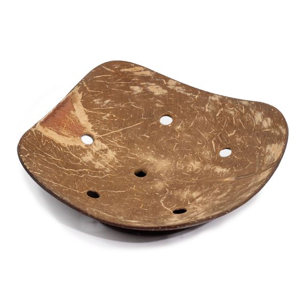 Přírodní Kokosová Mýdlenka - Čtvercová - 11cm