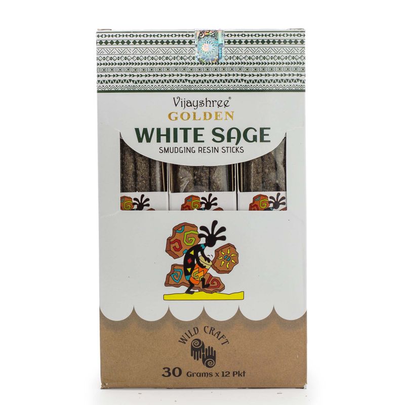 30g Golden Bílá Šalvěj Pryskyřičné Vonné Tyčinky (6s)