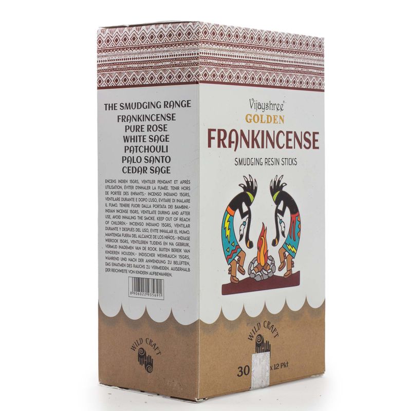 30g Golden Frankincense Pryskyřičné Vonné Tyčinky (6s)