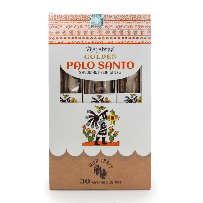 30g Golden Palo Santo Pryskyřičné Vonné Tyčinky (6s)