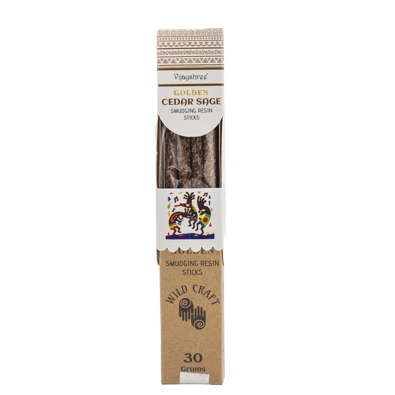 30g Golden Cedr Sage Pryskyřičné Vonné Tyčinky (6s)