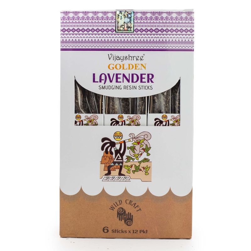 30g Golden Levandula Pryskyřičné Vonné Tyčinky (6s)