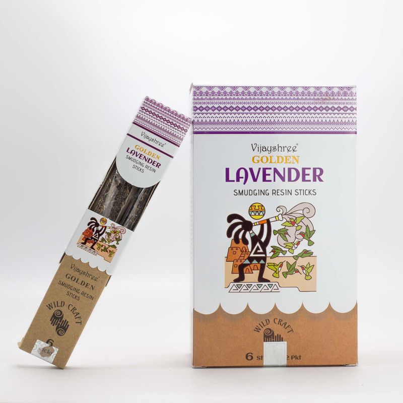 30g Golden Levandula Pryskyřičné Vonné Tyčinky (6s)