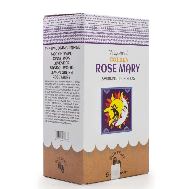 30g Golden Rozmarýn Pryskyřičné Vonné Tyčinky (6s)
