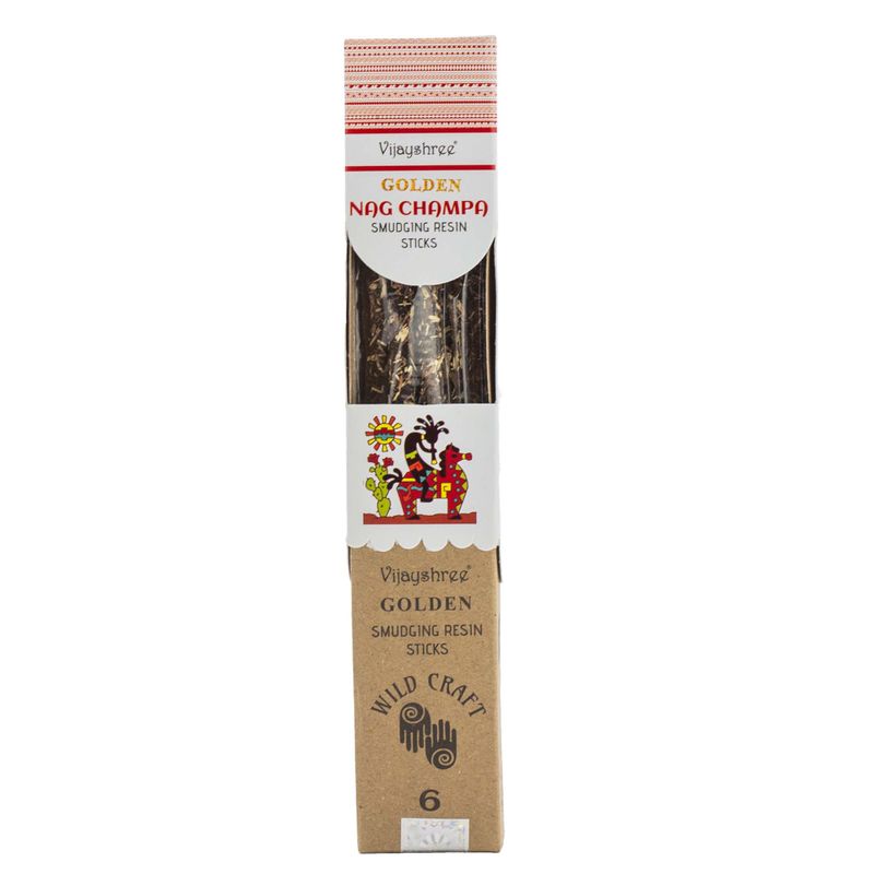 30g Golden Nag Champa Pryskyřičné Vonné Tyčinky (6s)