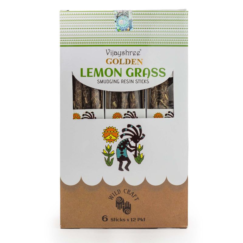 30g Golden LemonGrass Pryskyřičné Vonné Tyčinky (6s)