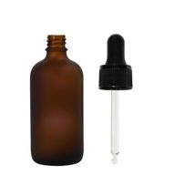 30 ml matně jantarová skleněná lahvička s černou pipetou