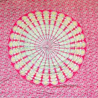 Sarong Mandala - Purpurová & Modrá