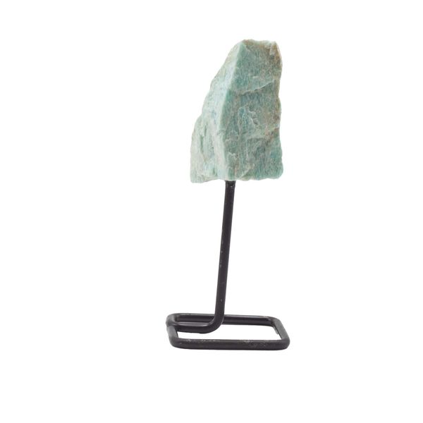 Minerální vzorky na kovovém stojanu - amazonit
