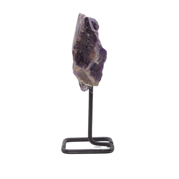 Minerální vzorky na kovovém stojanu - ametyst