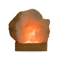 8cm Čtvercový Dřevěný USB LED Stojan - Více Barev