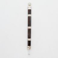 Hůlka Bloodroot Soverign - Extra dlouhá Fancy jaspis magická - Vršek krystalové koule - 26 cm