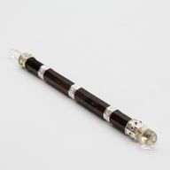 Hůlka Bloodroot Soverign - Extra dlouhá Fancy jaspis magická - Vršek krystalové koule - 26 cm