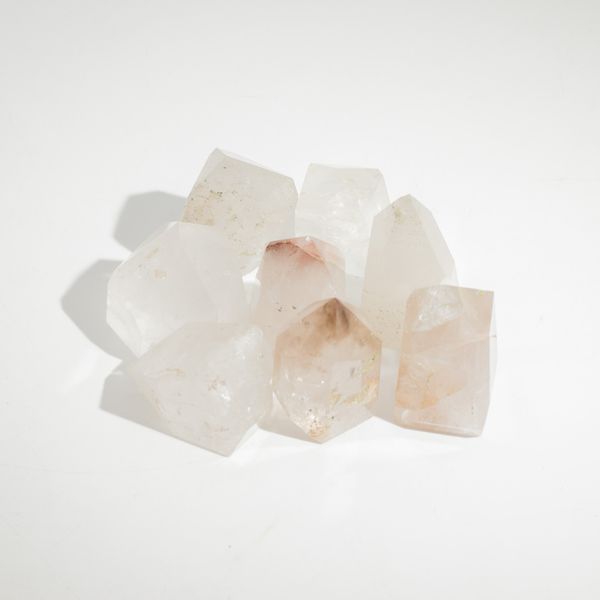 Velké Balení Hrotů z Drahých Kamenů cca 6cm (0.5kg) - Křemen (cca 8 kusů)
