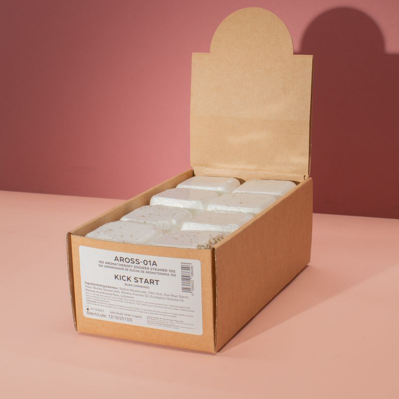 Aromaterapeutické Šumivé Tablety do Sprchy 80g - Nastartování