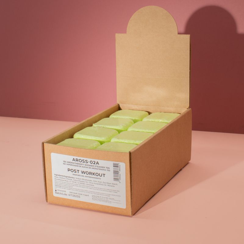 Aromaterapeutické Šumivé Tablety do Sprchy 80g - Po Cvičení