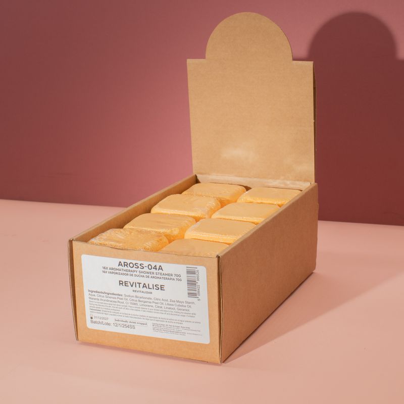 Aromaterapeutické Šumivé Tablety do Sprchy 80g - Revitalizace