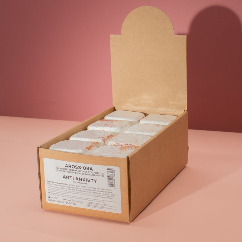 Aromaterapeutické Šumivé Tablety do Sprchy 80g - Proti Úzkosti