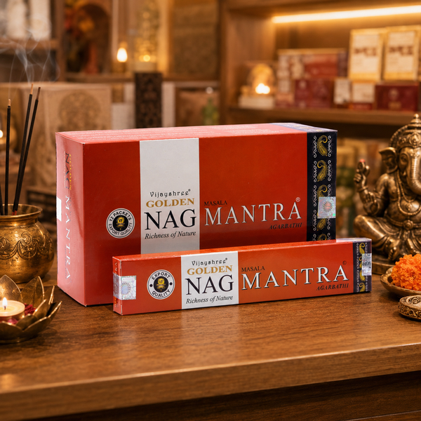 Zlaté Nag Champa Vonné Tyčinky