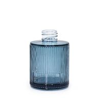150ml Žebrovaná Oválná Difuzní Lahvička (28mm Hrdlo) - Kouřová Modrá